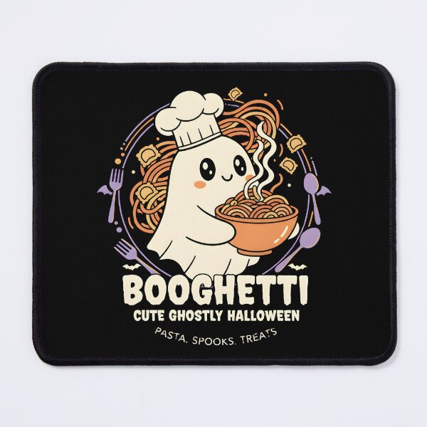 Item preview, Gourmet Ghoul: "Booghetti" Cute Ghost Chef Pasta Art designed and sold by DMNindustries.