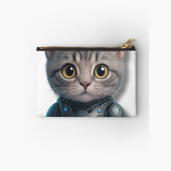 Item preview, Cyber Warrior Cat – Futuristic Armor Kitten designed and sold by D-T-Official.