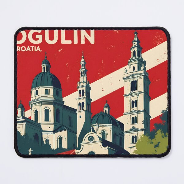 Item preview, Ogulin Croatia 1950s Vintage Travel Tourism designed and sold by TravelersGems.