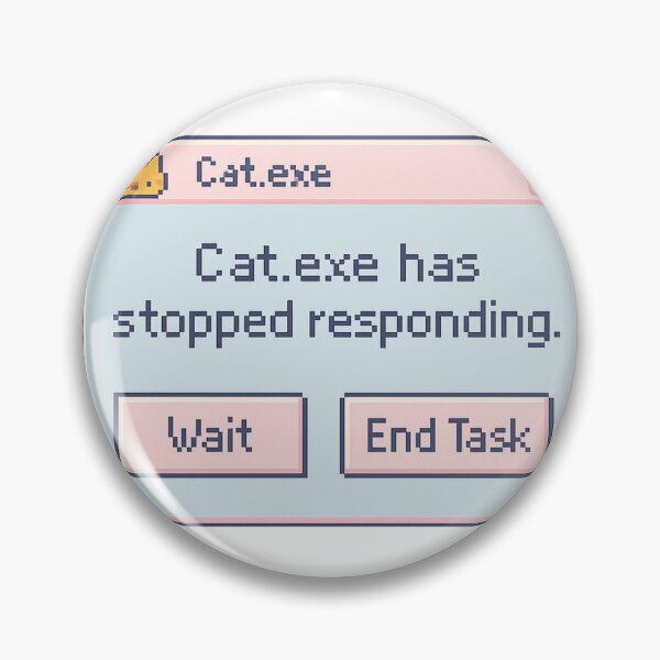 Item preview, Cat.exe Has Crashed designed and sold by LevelUpLab.