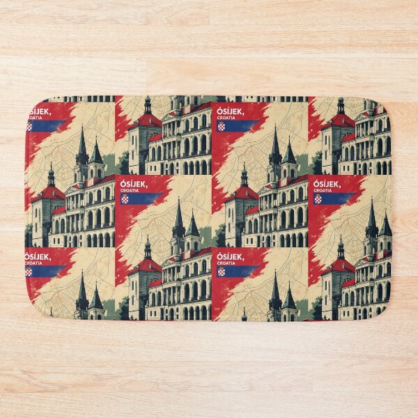 Item preview, Osijek Croatia 1950s Vintage Travel Tourism designed and sold by TravelersGems.