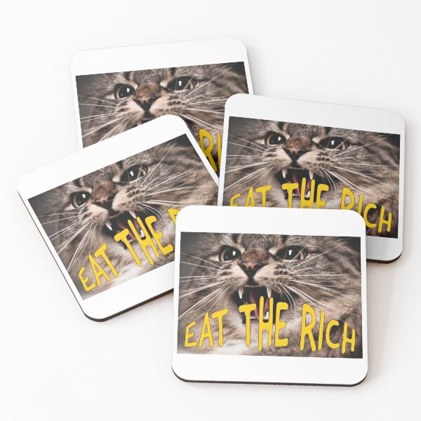 Item preview, Eat the Rich Kitty designed and sold by emiliapapaya.