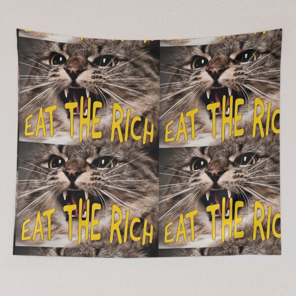 Item preview, Eat the Rich Kitty designed and sold by emiliapapaya.