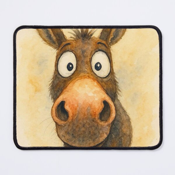 Item preview, Cute Donkey ‘ DoNKeY ' BY SHiRLeY MacARTHuR designed and sold by Shirley MacArthur Art.