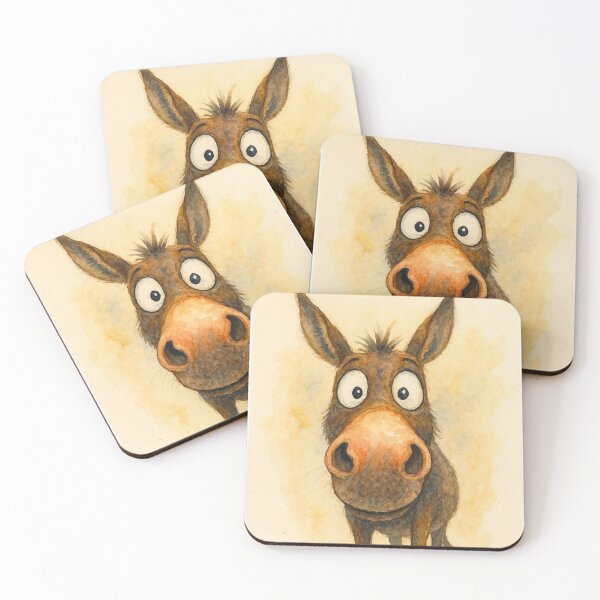 Item preview, Cute Donkey ‘ DoNKeY ' BY SHiRLeY MacARTHuR designed and sold by Shirley MacArthur Art.