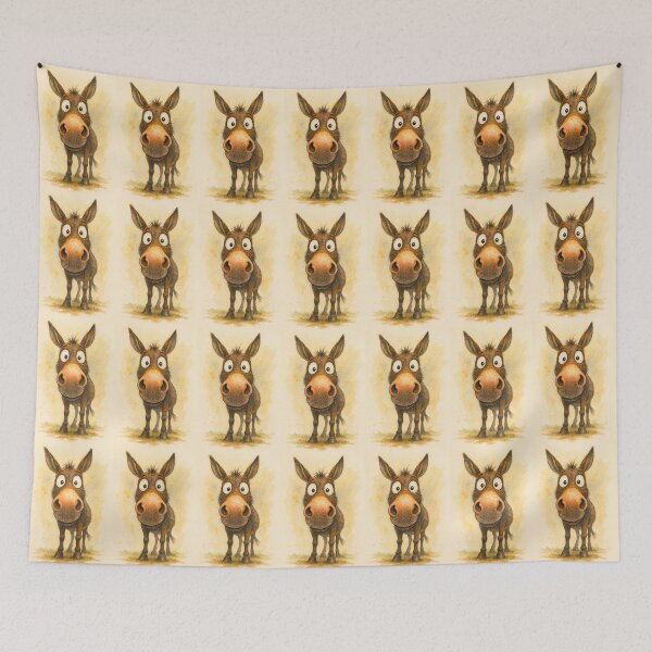 Item preview, Cute Donkey ‘ DoNKeY ' BY SHiRLeY MacARTHuR designed and sold by Shirley MacArthur Art.