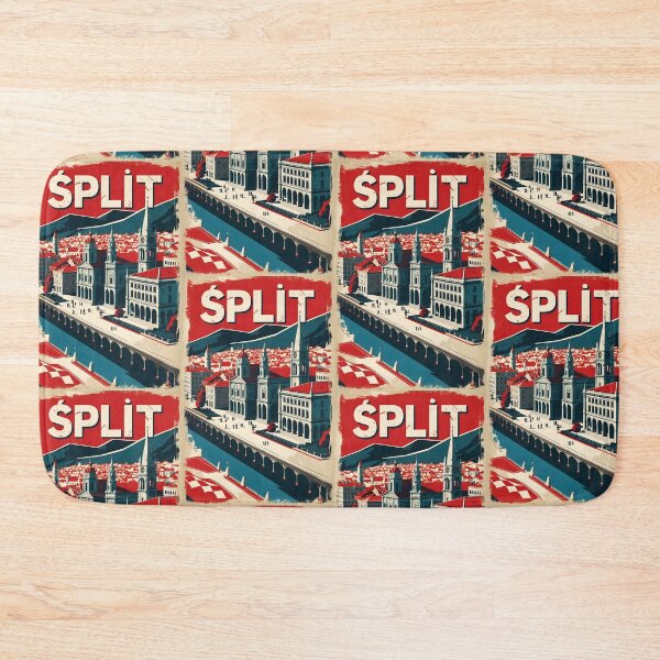 Item preview, Split Croatia 1950s Vintage Travel Tourism designed and sold by TravelersGems.