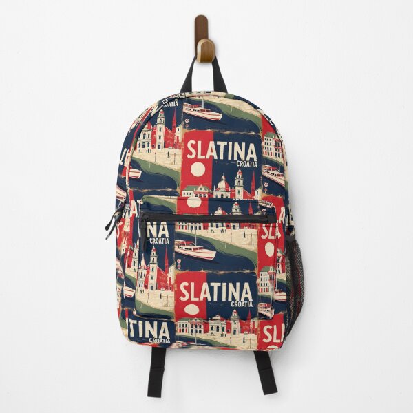 Item preview, Slatina Croatia 1950s Vintage Travel Tourism designed and sold by TravelersGems.