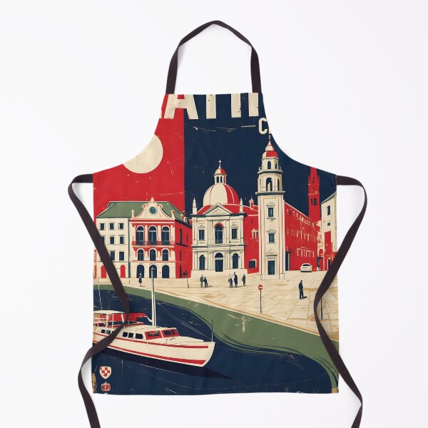 Item preview, Slatina Croatia 1950s Vintage Travel Tourism designed and sold by TravelersGems.