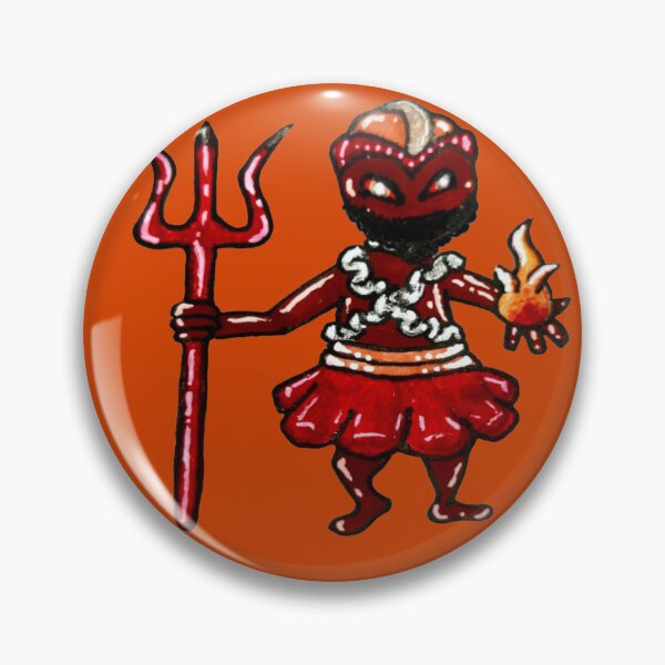 Item preview, Eshu/Exu Fogo Tridente designed and sold by Kona.Ancestral.