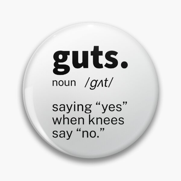 Item preview, Guts Definition Inspirational designed and sold by IronWords.