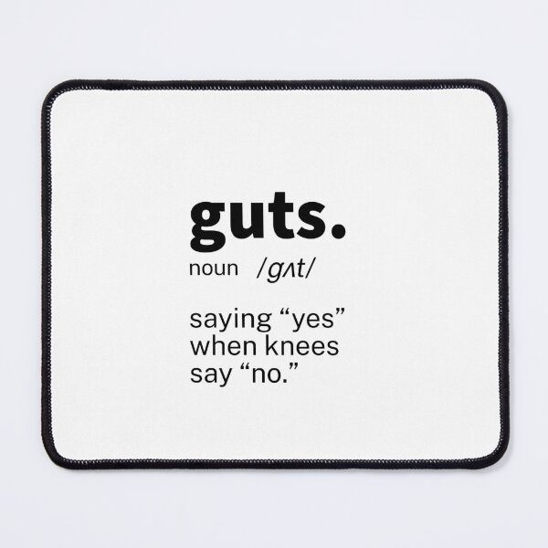 Item preview, Guts Definition Inspirational designed and sold by IronWords.