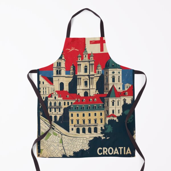 Item preview, Varazdin Croatia 1950s Vintage Travel Tourism designed and sold by TravelersGems.