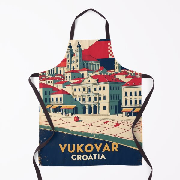 Item preview, Vukovar Croatia 1950s Vintage Travel Tourism designed and sold by TravelersGems.