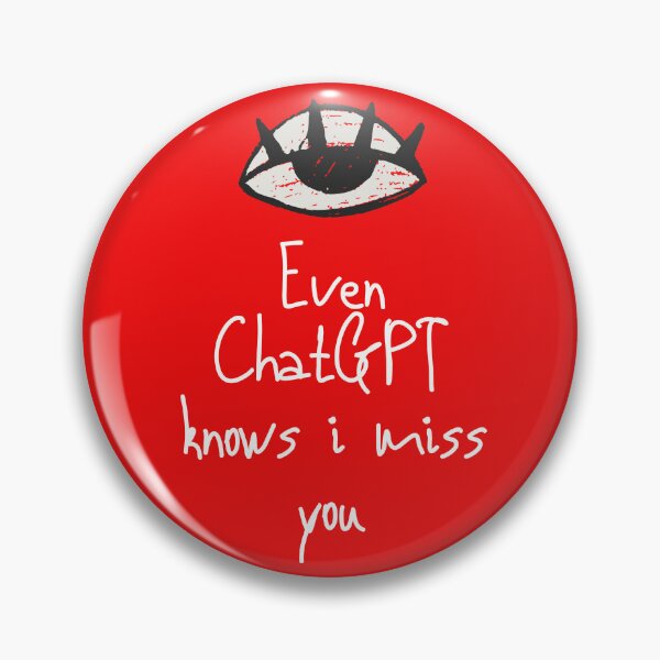 Item preview, "Even ChatGPT Knows I Miss You" – Funny Couples & AI Therapy Quote Design designed and sold by Minimum-Rage.