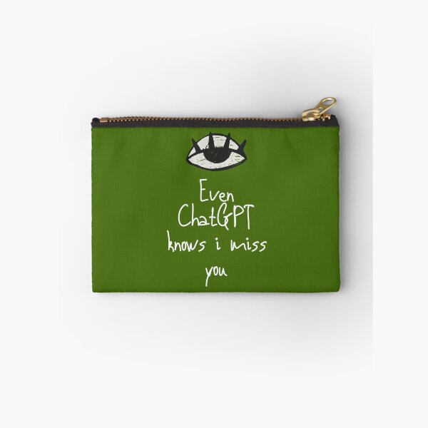 Item preview, "Even ChatGPT Knows I Miss You" – Funny Couples & AI Therapy Quote Design designed and sold by Minimum-Rage.