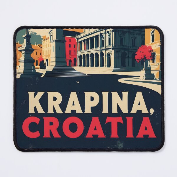 Item preview, Krapina Croatia 1950s Vintage Travel Tourism designed and sold by TravelersGems.