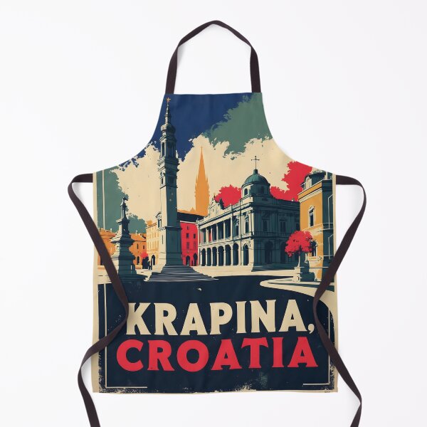 Item preview, Krapina Croatia 1950s Vintage Travel Tourism designed and sold by TravelersGems.