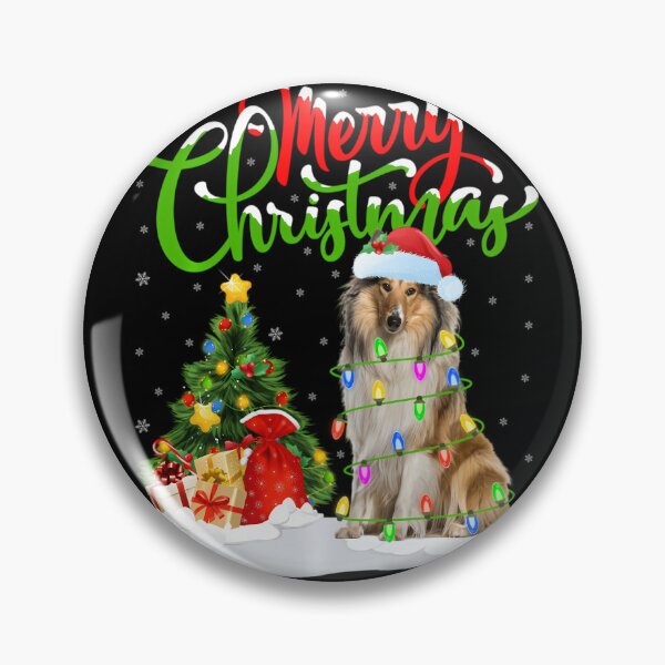 Item preview, Xmas Lighting Matching Santa Rough Collie Dog Christmas 	 		 designed and sold by yacatechwanf.
