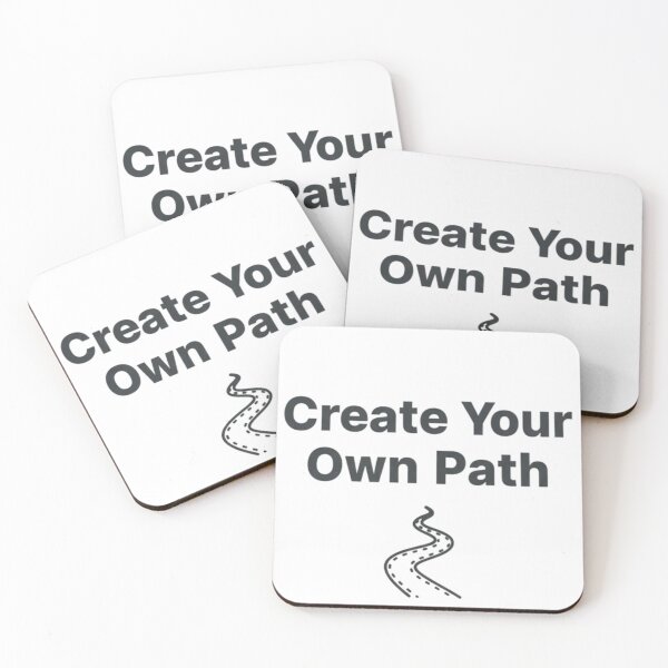 Item preview, Create Your Own Path – Minimal Motivational Quote designed and sold by Happyfreedom.