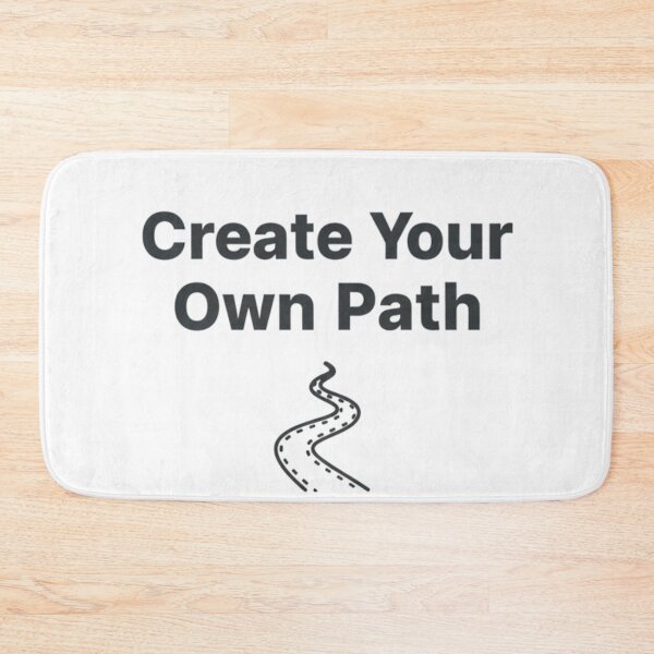 Item preview, Create Your Own Path – Minimal Motivational Quote designed and sold by Happyfreedom.