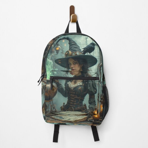 Item preview, Steampunk Witch's Alchemical Forge: Victorian Halloween Art designed and sold by Eden Underground Radio (Official Merch).