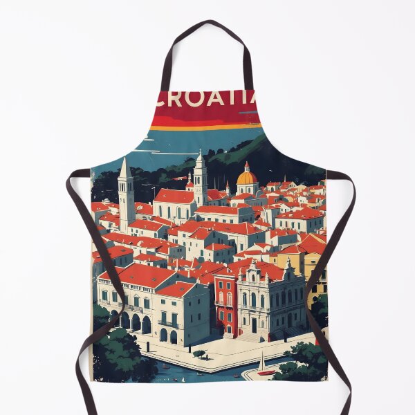 Item preview, Zadar Croatia 1950s Vintage Travel Tourism designed and sold by TravelersGems.