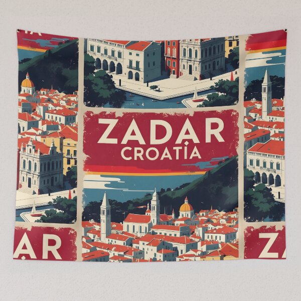 Item preview, Zadar Croatia 1950s Vintage Travel Tourism designed and sold by TravelersGems.
