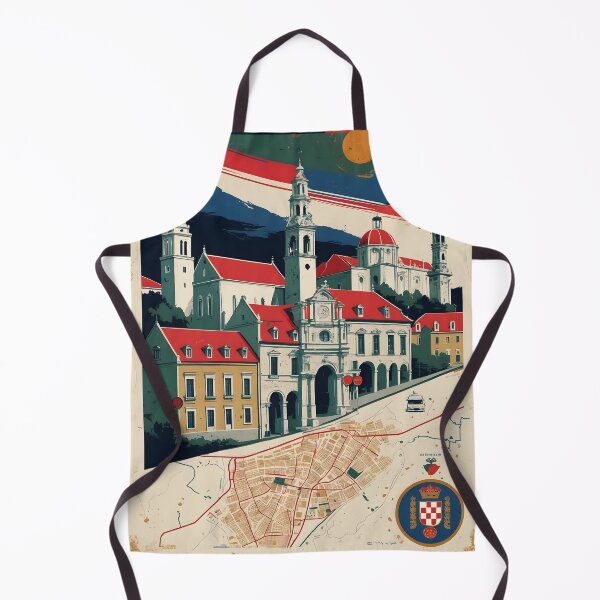 Item preview, Koprivnica Croatia 1950s Vintage Travel Tourism designed and sold by TravelersGems.