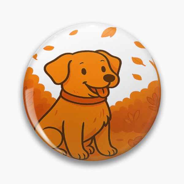 Item preview, Cute Dog in Autumn Forest Cartoon Design designed and sold by MiLaKK.