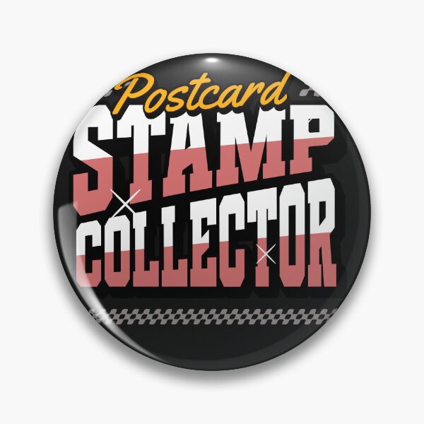 Item preview, Postcard Stamp Collector Bold Typography Design designed and sold by UniquetyDesign.
