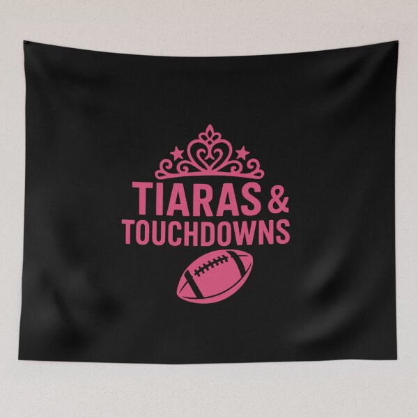 Item preview, Tiaras & Touchdowns Flag Football designed and sold by MojaveTradePost.