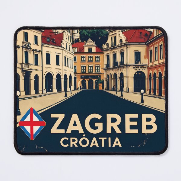 Item preview, Zagreb Croatia 1950s Vintage Travel Tourism designed and sold by TravelersGems.