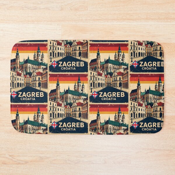 Item preview, Zagreb Croatia 1950s Vintage Travel Tourism designed and sold by TravelersGems.