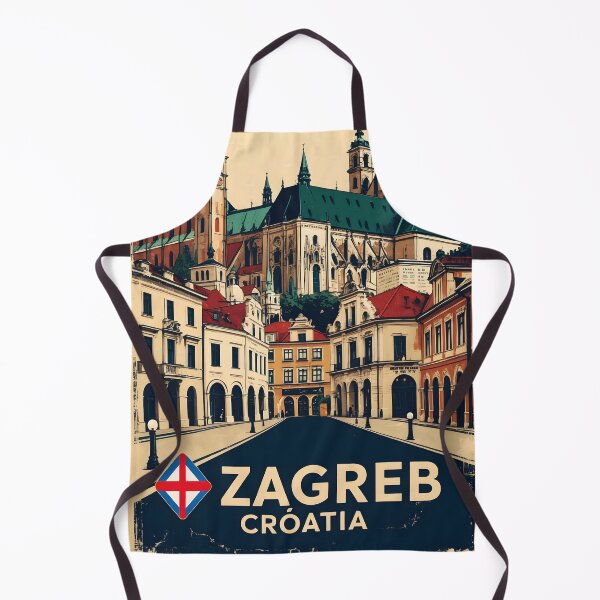 Item preview, Zagreb Croatia 1950s Vintage Travel Tourism designed and sold by TravelersGems.