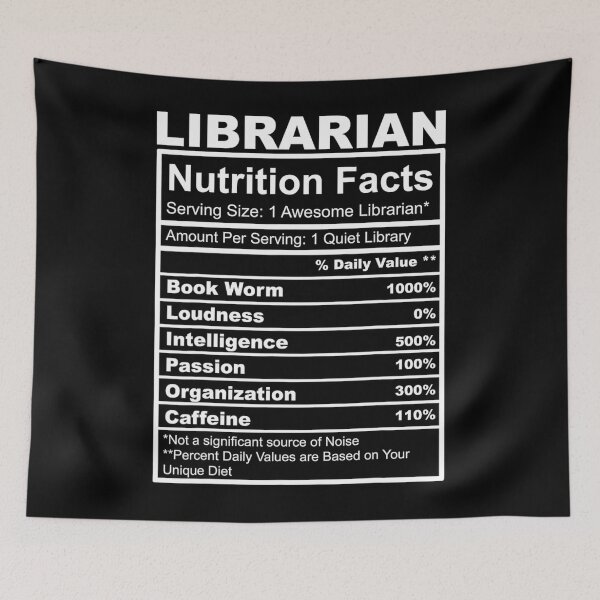 Item preview, Thanksgiving Xmas Costume Nutrition Facts Librarian 		 designed and sold by mihaijpetlanx.