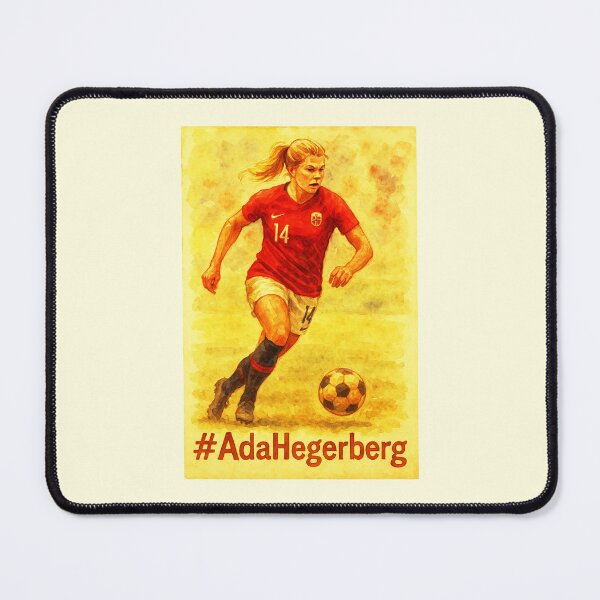 Item preview, Ada Hegerberg - Female football Player designed and sold by Sarcastic designs.