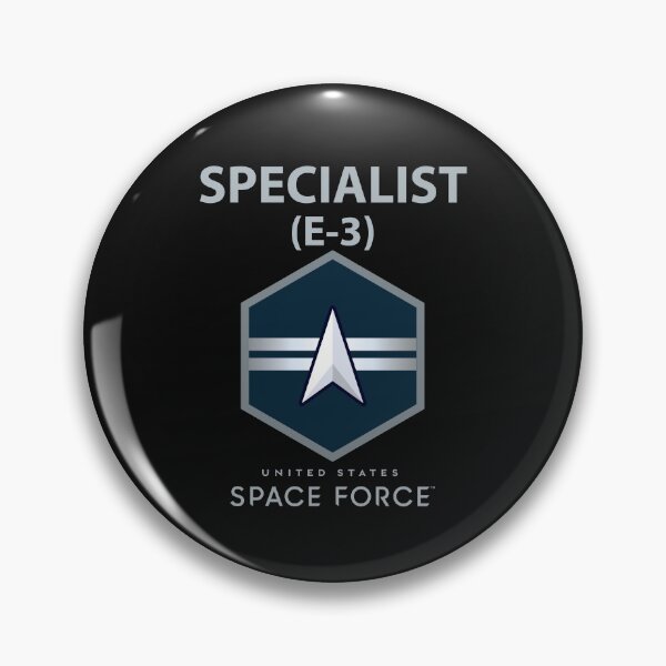 Item preview, USSF - E3 Specialist - US Space Force X 300 designed and sold by Military Insignia Products.