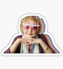 Birthday Betty Layered Sticker