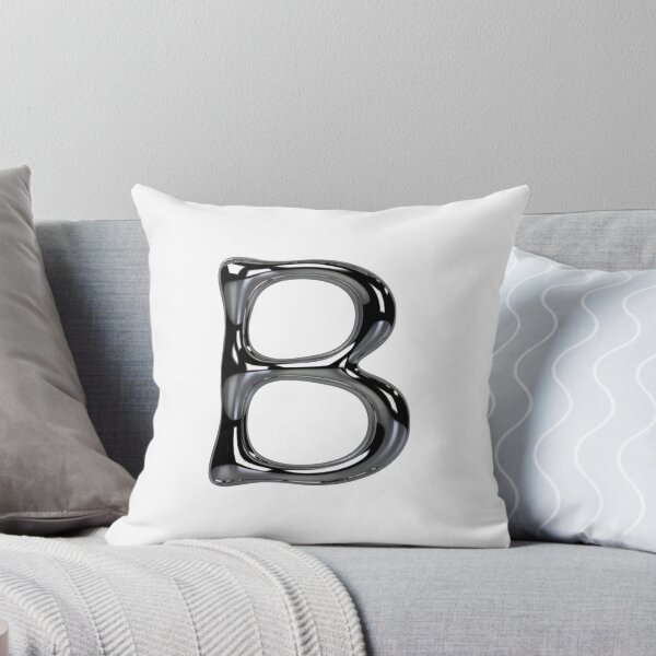 Item preview, Letter B – 3D Liquid Chrome Tinsel Monogram Design designed and sold by uncoXab.