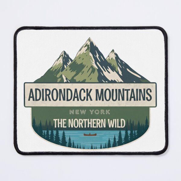 Item preview, Adirondack Mountains New York The Northern Wild Travel Art designed and sold by LittleArij.
