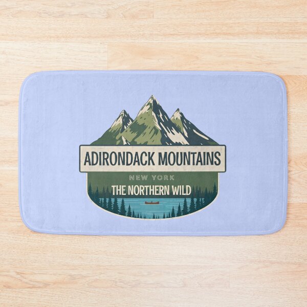 Aperçu de l'œuvre Les montagnes Adirondack de New York, l'art du voyage sauvage du Nord créée et vendue par LittleArij.