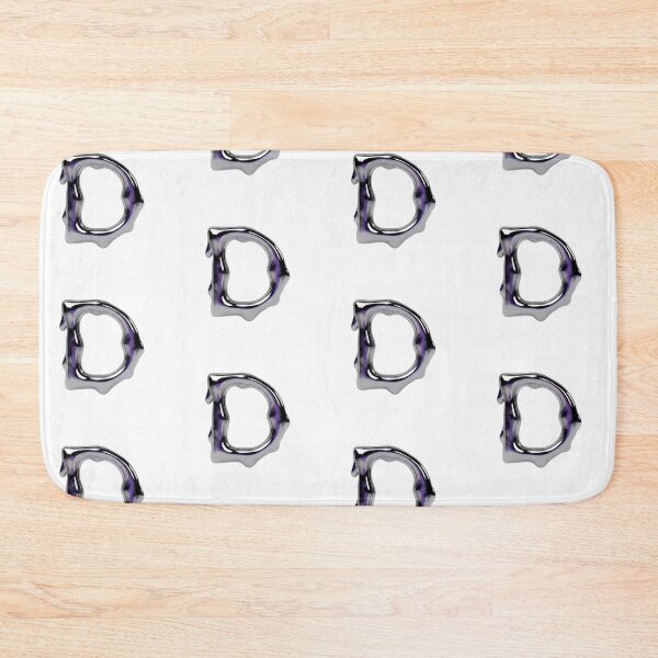 Item preview, Letter D – 3D Liquid Chrome Tinsel Monogram Design designed and sold by uncoXab.