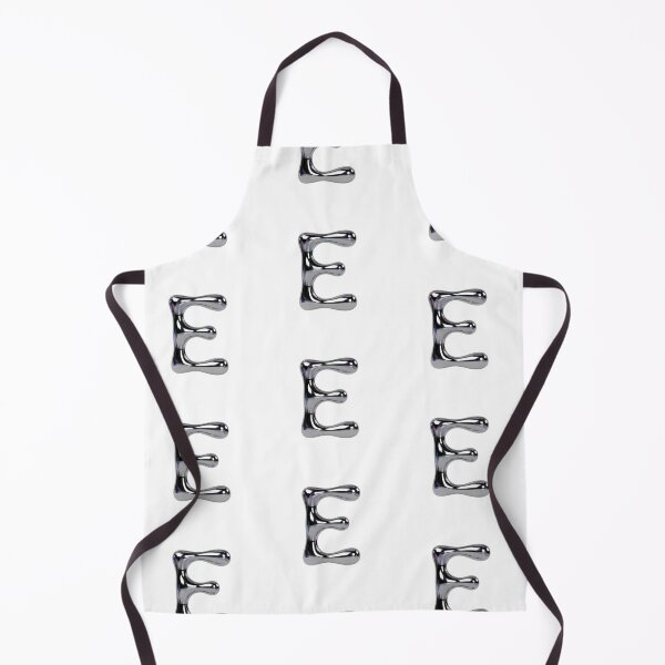 Item preview, Letter E – 3D Liquid Chrome Tinsel Monogram Design designed and sold by uncoXab.