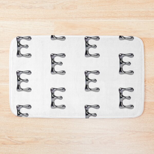 Item preview, Letter E – 3D Liquid Chrome Tinsel Monogram Design designed and sold by uncoXab.