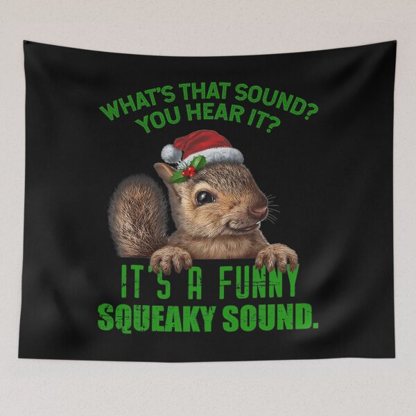 Item preview, That Sound Funny Squeaky Sound Christmas Squirrel 		 designed and sold by mihaijpetlanx.