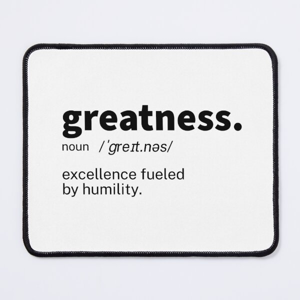Item preview, Greatness Definition Inspirational designed and sold by IronWords.