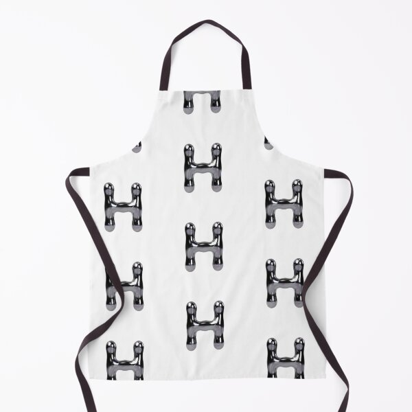 Item preview, Letter H – 3D Liquid Chrome Tinsel Monogram Design designed and sold by uncoXab.