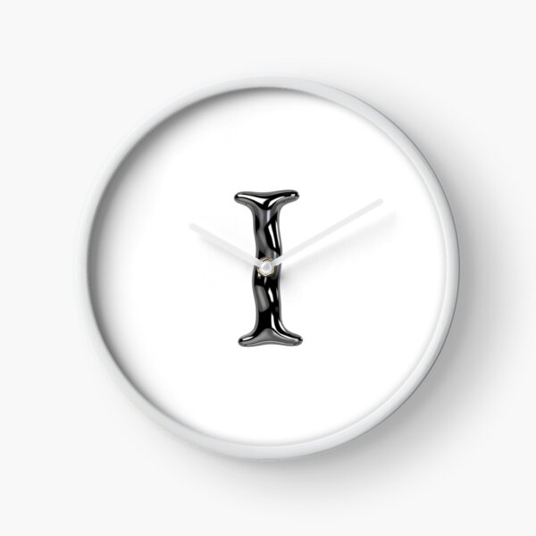 Item preview, Letter I – 3D Liquid Chrome Tinsel Monogram Design designed and sold by uncoXab.