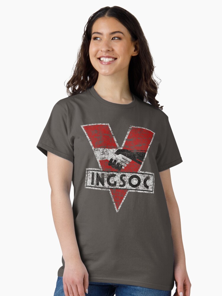 Thumbnail 2 of 7, Classic T-Shirt, INGSOC - Party like it's 1984! designed and sold by huffenreuter.